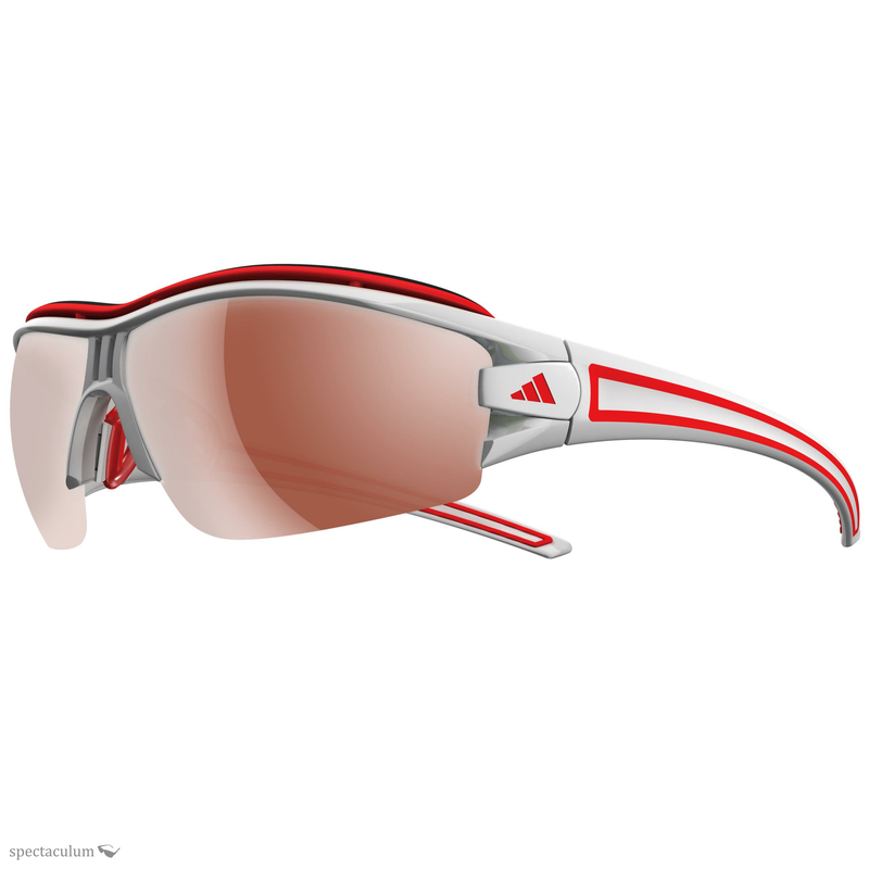 adidas eye pro L white shiny/red / a167 - 6070