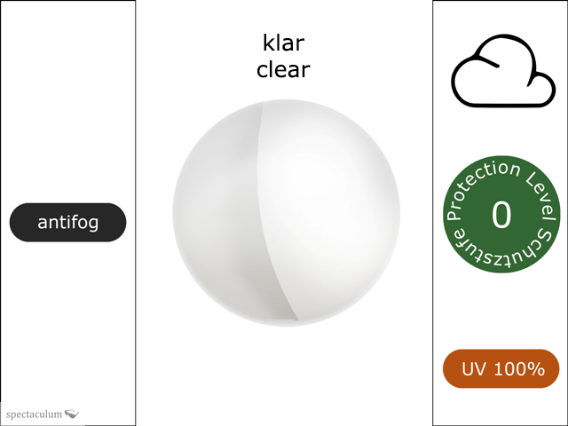 replacement / a192 tycane - clear (antifog),